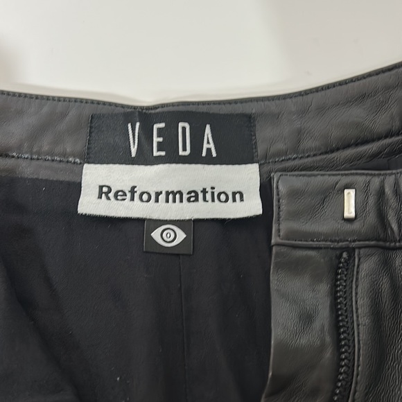 VEDA x Reformation Leather Pants - Picture 10 of 15